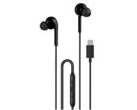 EARPHONE USB-C BULK BLACK
