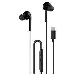EARPHONE USB-C BULK BLACK