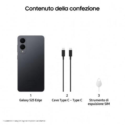 GALAXY S25 EDGE 12GB+512GB TITANIUM JETBLACK
