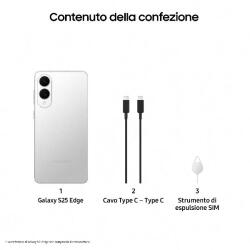 GALAXY S25 EDGE 12GB+512GB TITANIUM SILVER
