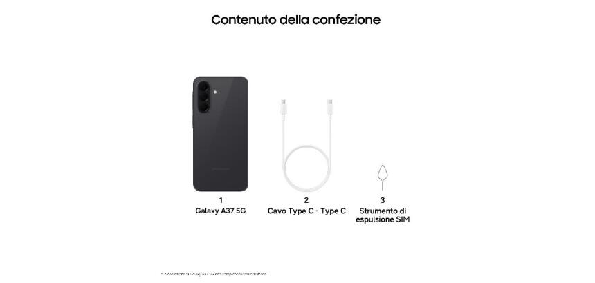 GALAXY A37 8+256GB CHARCOAL ENTERPRISE EDITION