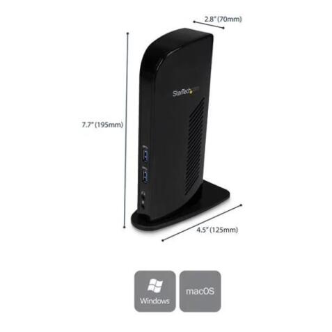 Docking Station Universale USB 3.0 per Portatili DVI HDMI