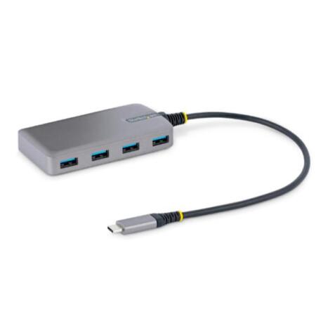 Hub USB a 4 porte - Hub USB 3.0 5Gbps alimentato via bus - Hub splitter da USB-A a 4x USB-A portatile per desktop/notebook con ingresso di alimentazione ausiliaria opzionale - Cavo