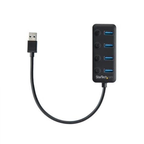 Hub USB 3.0 a 4 porte - 4x USB-A con Swith On/Off Individuale