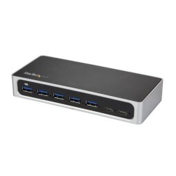 StarTech.com 7 Port USB C Hub with Fast Charge Port - USB-C to 5x USB-A 2x USB-C (USB 3.0 SuperSpeed 5Gbps) - Self Powered USB 3.1 Gen 1 Typ