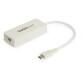 Adattatore USB-C Ethernet con porta USB 3.0 aggiuntiva - Colore bianco (US1GC301AUW)