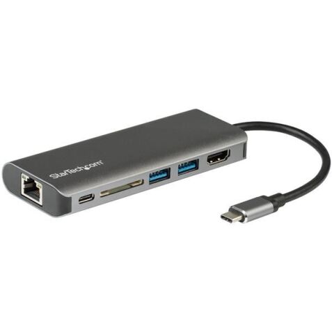 StarTech.com Adattatore USB-C Multiporta con HDMI - SD - 2xA 1xC - PD3.0 - Hub USB C a USB 3.0 - 2x USB-A 1x USB-C - 60W