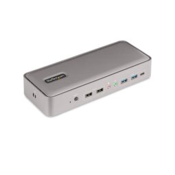 KVM Docking station USB-C per 2 laptop  2x DisplayPort 4K60