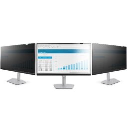 StarTech.com Monitor Privacy Screen for 22" Display - Computer Screen Security Filter - Blue Light Reducing Screen Protector Film - 16:10 Wi