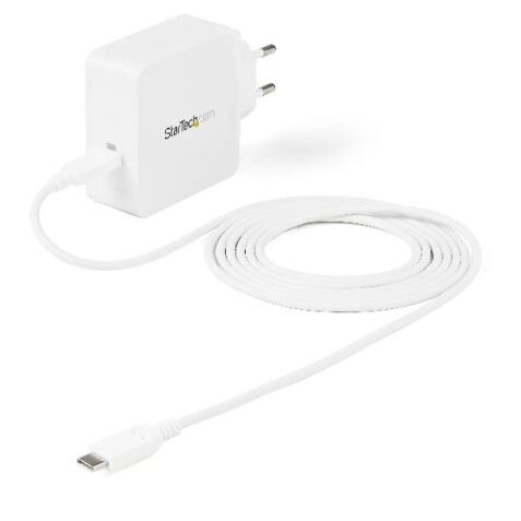 Caricabatterie da parete USB-C  a 1 porta con tecnologia Power Delivery a 60 W - Caricatore portatile USB Type C (WCH1CEU)
