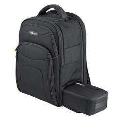 Startech.com 17.3" laptop backpack with removable accessory organizer case - professional it tech backpack for work/travel/commute - ergonom