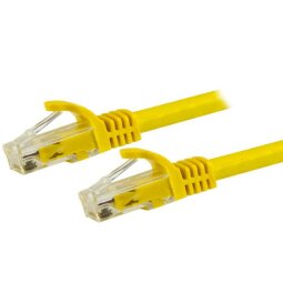 Cavo Ethernet CAT 6 UTP  da 75 m - Cavo di rete Gigabit antigrovigio 24 AWG - Giallo  (N6PATC150CMYL)