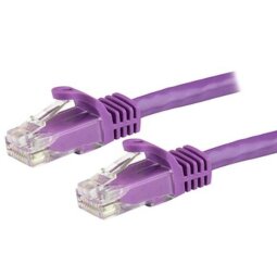 Cavo Ethernet CAT 6 UTP  da 1.5 m - Cavo di rete Gigabit antigrovigio 24 AWG - Viola (N6PATC150CMPL)