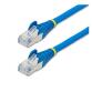 Cavo Ethernet CAT6a - 1m - Cavo di rete LSZH schermato Blu