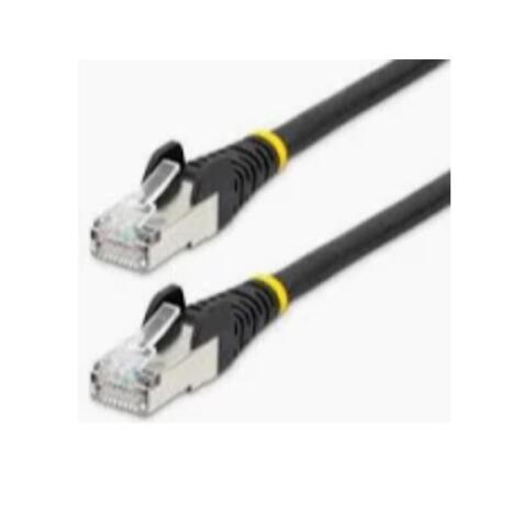 Cavo Ethernet CAT6a - 5m - Cavo di rete LSZH schermato Nero