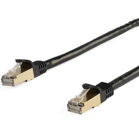 Cavo di rete Ethernet RJ45 CAT6a da 5m - Nero - Cavo in rame - Cavo Network (6ASPAT5MBK)