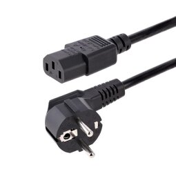 Cavo di alimentazione per PC da EU Schuko a C13 da 3 m, Cavo di corrente AC 250V 10A 18AWG, Cavo di ricambio con spina italiana per portatile/TV/monitor/schermo da Schuko CEE 7/7 a