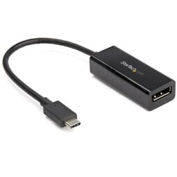 StarTech.com USB C to DisplayPort Adapter - 8K/5K/4K USB Type C to DP 1.4 Alt Mode Video Converter - HBR3/DSC/HDR - 8K 60Hz Thunderbolt 3 Co