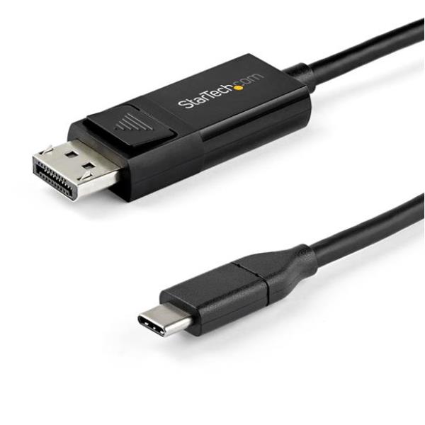Cavo adattatore USB-C a DisplayPort 1.4 da 1 m - Bidirezionale - 8K 30Hz -  HBR3 - Thunderbolt 3 - USB Type C (CDP2DP141MBD) su