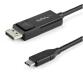 Cavo adattatore USB-C a DisplayPort 1.2 da 1 m - Bidirezionale - 4K 60Hz - USB type C a DP 1.2 - Thunderbolt 3 (CDP2DP1MBD)