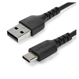 Cavo adattatore da USB 2.0 a USB-C di 1 m - Fibra aramidica e Protezione EMI - Cavo di ricarica TPI -Nero  (RUSB2AC1MB)