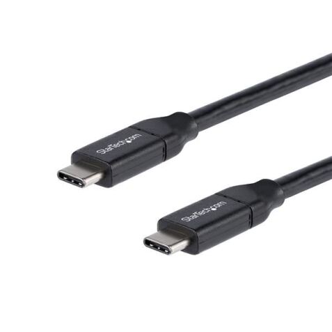 Cavo USB-C a USB-C con Power Delivery PD 5A - M/M - USB2.0 - Conforme USB-IF da 50cm - USB Tipo-C per Ricarica (USB2C5C50CM)