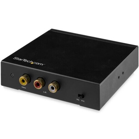 Convertitore HDMI a RCA con Audio - Adattatore Video Composito - NTSC/PAL - 1080p (HD2VID2)