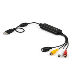 StarTech.com USB Video Capture Adapter Cable - S-Video/Composite to USB 2.0 SD Video Capture Device Cable - TWAIN Support - Analog to Digita