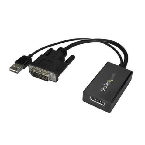 Adattatore DVI a DisplayPort alimentato via USB - Convertitore DVI a DP - 1920x1200