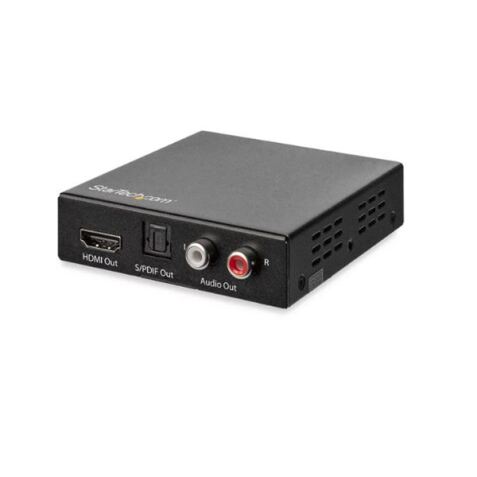 Estrattore Audio HDMI 4K con Supporto 4K 60Hz - De-embedder Audio HDMI  HDR con Cavo Ottico Toslink