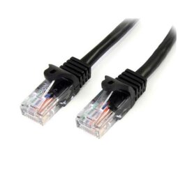 StarTech.com 10m Black Cat5e / Cat 5 Snagless Ethernet Patch Cable 10 m - patch cable - 10 m - black