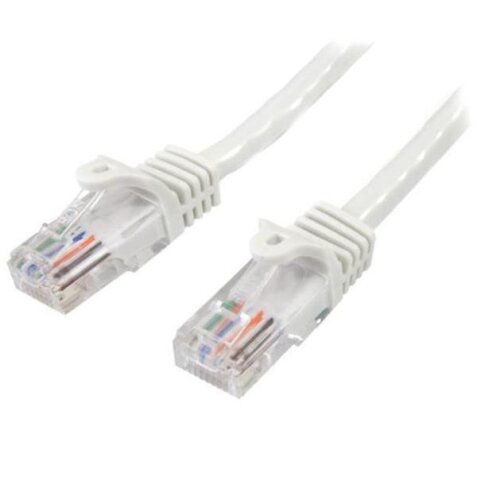 Cavo di Rete da 5m Bianco Cat5e Ethernet RJ45 Antigroviglio