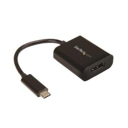 StarTech.com USB C to DisplayPort Adapter - 4K 60Hz/8K 30Hz - USB Type-C to DP 1.4 HBR2 Adapter Dongle - Compact USB-C Monitor Video Convert