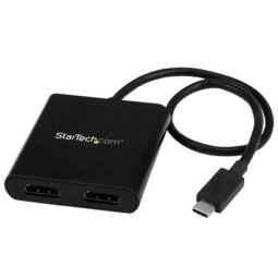 StarTech.com 2-Port Multi Monitor Adapter - USB-C to 2x HDMI Video Splitter - USB Type-C to HDMI MST Hub - Dual 4K 30Hz or 1080p 60Hz - Thun