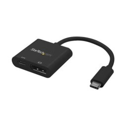 StarTech.com USB C to DisplayPort Adapter with Power Delivery - 4K 60Hz HBR2 - USB Type-C to DP 1.2 Monitor Video Converter w/ Charging - 60
