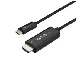 StarTech.com 3ft (1m) USB C to HDMI Cable - 4K 60Hz USB Type C to HDMI 2.0 Video Adapter Cable - Thunderbolt 3 Compatible - Laptop to HDMI M