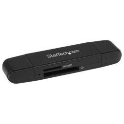 StarTech.com USB Memory Card Reader - USB 3.0 SD Card Reader - Compact - 5Gbps - USB Card Reader - MicroSD USB Adapter (SDMSDRWU3AC) - card 
