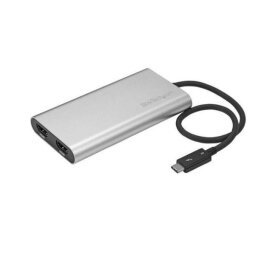 Adattatore Thunderbolt 3 a doppio HDMI - Compatibile Mac e Windows - 4K 60Hz - Convertitore USB-C  TB3 a HDMI