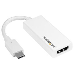 StarTech.com USB-C to HDMI Adapter - White - 4K 60Hz