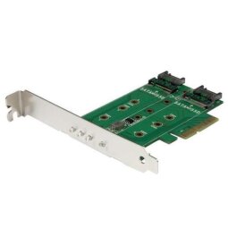 Adattatore SSD M.2 NGFF a 3 porte - 1x M.2 PCIe ( NVMe)   2x M.2 SATA III M.2 - PCIe 3.0