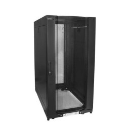 StarTech.com 25U Server Rack Cabinet, 4 Post Adjustable Depth 7" to 35" Locking Vented Mobile/Rolling Network/Data/IT Equipment Enclosure w/