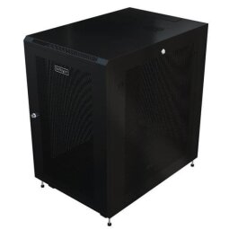 StarTech.com 24U Server Rack Cabinet, 4-Post Adjustable Depth (2" to 30") Network Equipment Rack Enclosure w/Casters/Cable Management/Shelf/