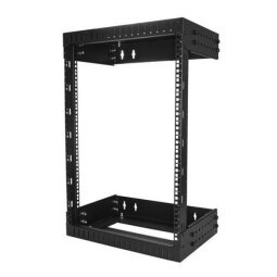 StarTech.com 15U 19" Wall Mount Network Rack - Adjustable Depth 12-20" Open Frame for Server Room /AV/Data/Computer Equipment w/Cage Nuts ra