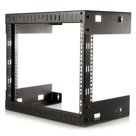 8U 19" Rack di rete per montaggio a parete a 2 staffe