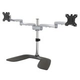 StarTech.com Dual Monitor Stand - Ergonomic Desktop Monitor Stand for up to 32" VESA Displays - Free-Standing Articulating Universal Compute