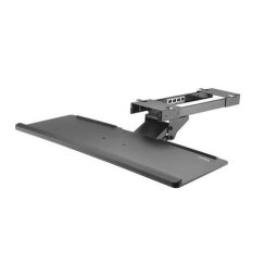 StarTech.com Under Desk-Mount Keyboard Tray - 26.4" Wide - Adjustable - Ergonomic Slide-Out Keyboard Shelf with Tilt and Swivel (KBTRAYADJ) 