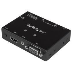 StarTech.com 2x1 VGA + HDMI to VGA Converter Switch w/ Priority Switching – 1080p