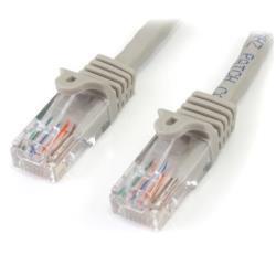 StarTech.com Cat5e Patch Cable with Snagless RJ45 Connectors - 2m, Gray