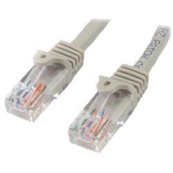 StarTech.com Cat5e Patch Cable with Snagless RJ45 Connectors - 1m, Gray