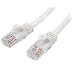 StarTech.com Cat5e Patch Cable with Snagless RJ45 Connectors - 1m, White